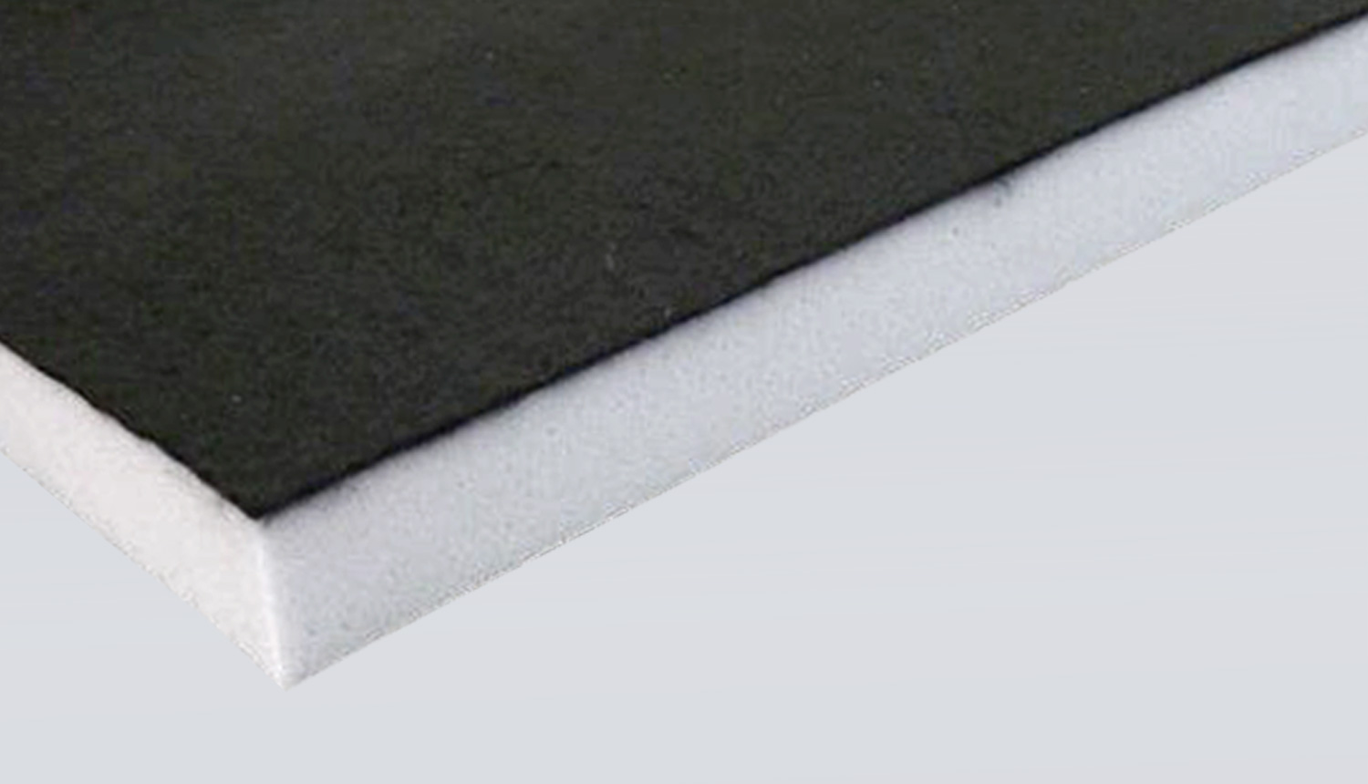 Melaminschaumstoffe mit Vlies aus Basotect® G+