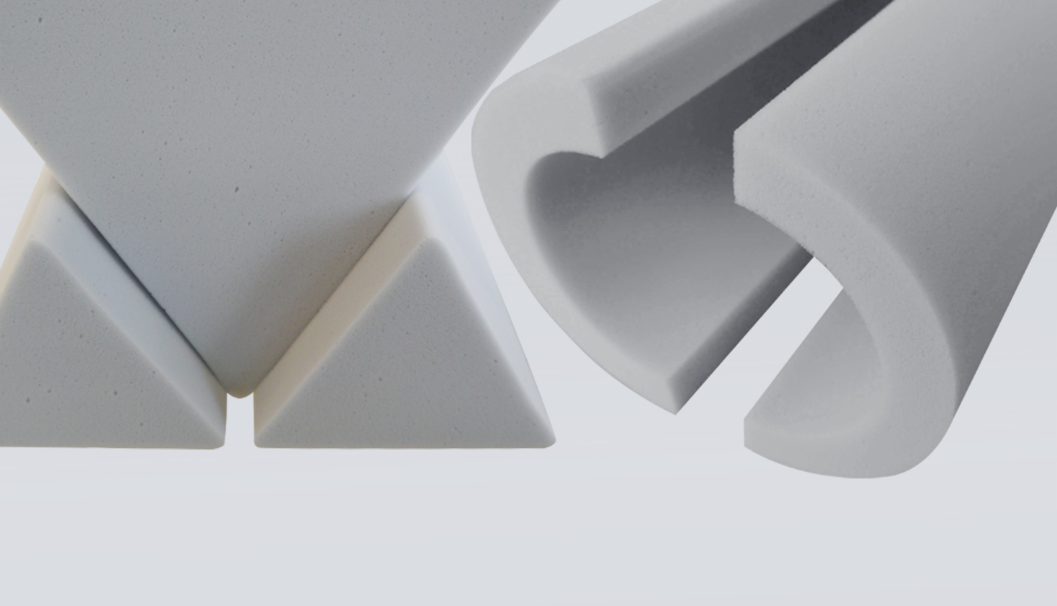 Rohrschalldämpfer Melaminschaumstoff aus Basotect® G+