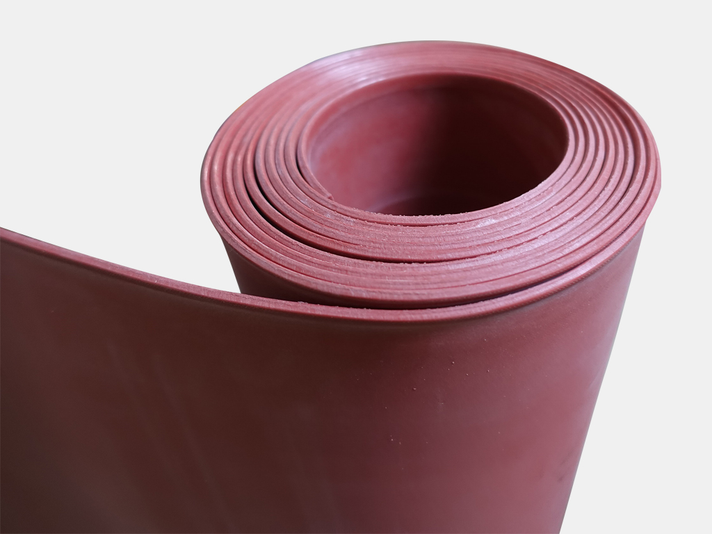 Gummiplatten NR/SBR Naturkautschuk rot-blau